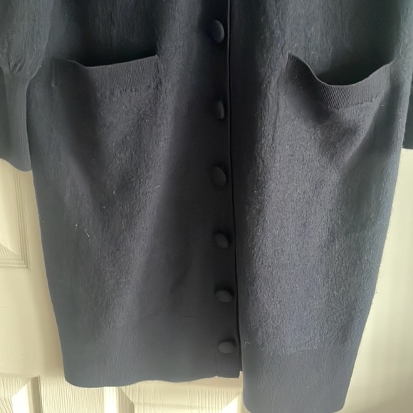 Ulla Johnson Merino‎ Wool Cardigan Navy L - Picture 5 of 8